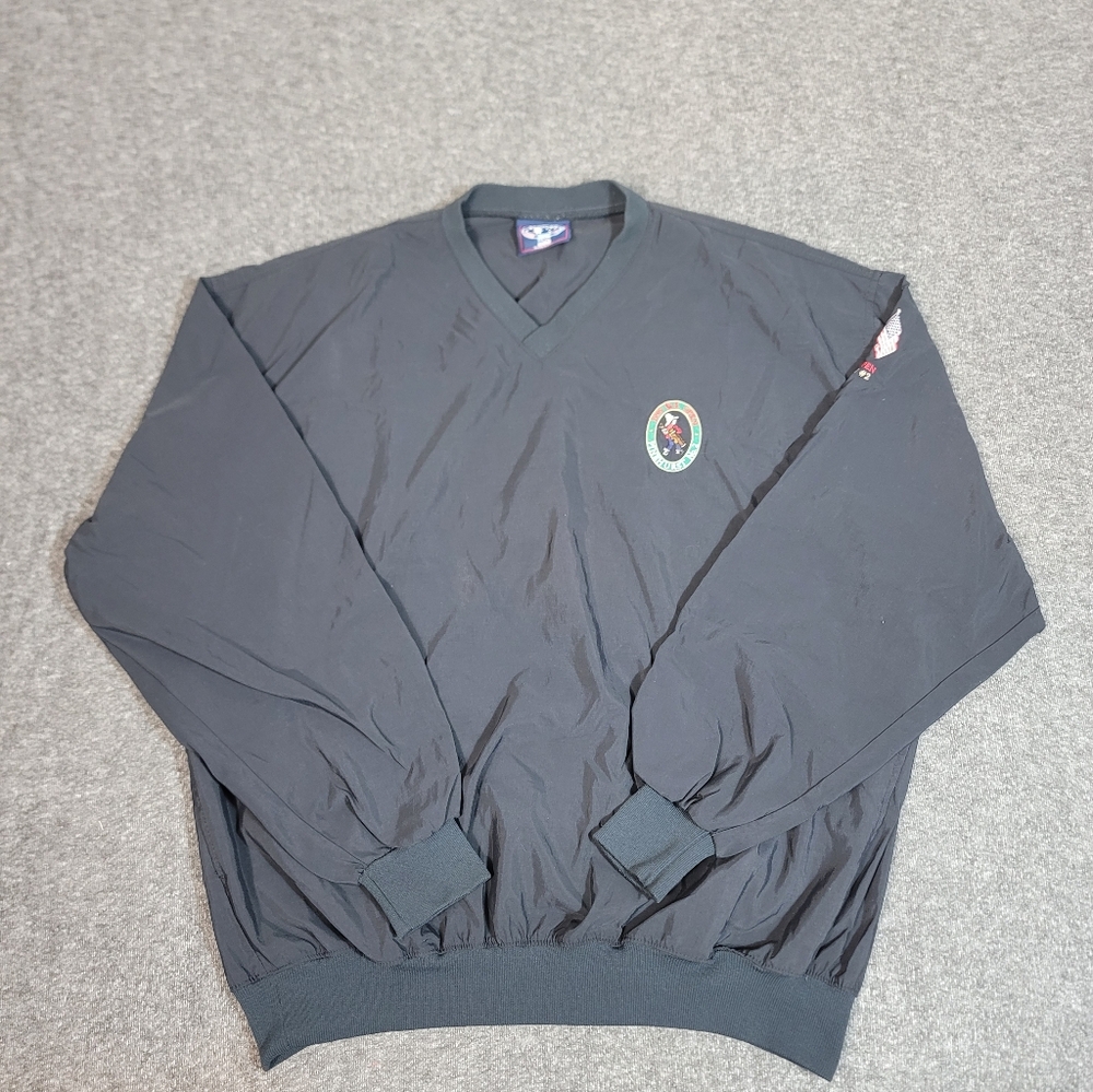 Vintage 1999 US Open Pinehurst #2 Golf Windbreaker Pullover Jacket XL Made USA